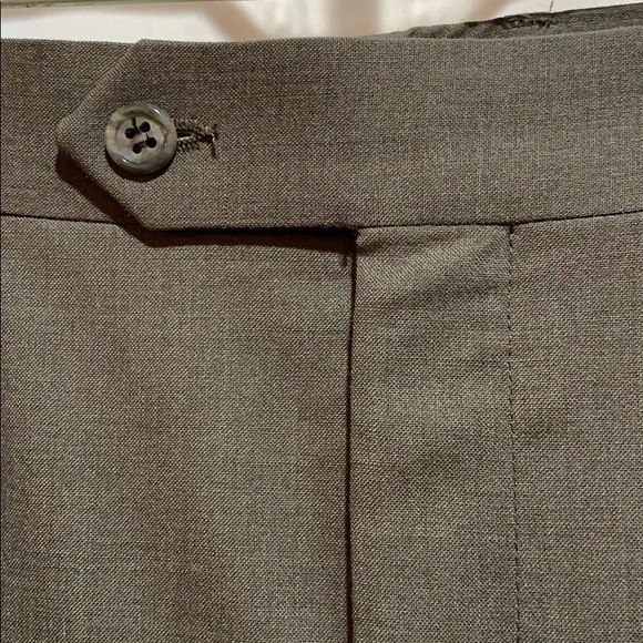 BROOKS BROTHERS STRETCH PANT SZ 42/30 GRAY/GREEN - Picture 4 of 7